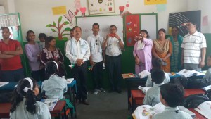 कक्षा सजावटमा कक्षा चारले मार्यो बाजि, विद्यार्थीहरुको कला प्रदर्शन उत्कृष्ट भएको प्रमुख अतिथि चौधरीको भनाइ