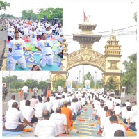 शंकराचार्य गेटमा १२औँ अन्तर्राष्ट्रिय योग दिवस भव्य रूपमा सम्पन्न