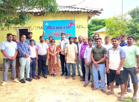 पर्साको बहुदरमाई नगरपालिकामा रास्वपाको पार्टी कार्यालय उद्घाटन