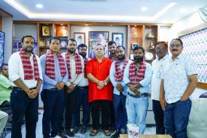 नेपाल इञ्जिनियर्स एसोसिएसन वीरगंज केन्द्रका नवनिर्वाचित पदाधिकारीलाई महानगरको सम्मान