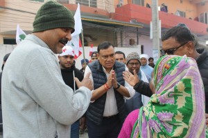 पर्सा–१ का कांग्रेसतर्फ उम्मेदवार अनिल रुङटाको वीरगञ्ज–१५ मा घरदैलो सम्पन्न