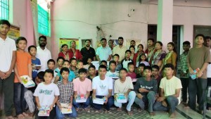 लिटिल बडी  प्रि स्कुलद्वारा जनजाति कल्याण आश्रममा शैक्षिक सामग्री वितरण