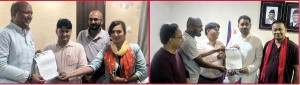 नेपाल पत्रकार महासंघ मधेश प्रदेशका अध्यक्ष्ँ बन्जाराले सक्रियता बढाए  प्रदेश भरिका संचारकर्मीहरुका लागि मुख्यमन्त्री र अर्थमन्त्रीलाई बुझाए ज्ञापन