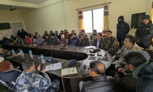 वीरगञ्जमा सद्भाव जोगाउने साझा प्रतिबद्धतासहित जिल्ला प्रशासन कार्यालय पर्सामा सर्वदलीय तथा सर्वपक्षीय बैठक सम्पन्न