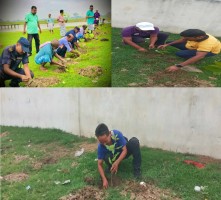 पर्साको अलौमा विभिन्न ५ सय प्रजातिका विरुवाहरु  बृक्षरोपण कार्यक्रम सम्पन्न
