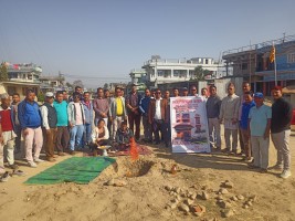 ६४ लाखको लागतमा ठोरीमा घण्टाघरको निर्माण हुदै