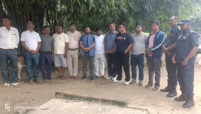 नेपाल राष्ट्रिय निजामती कर्मचारी संगठन जिल्ला समिति पर्साद्वारा बाढीपीडित दलित बस्तीमा राहत वितरण