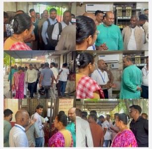 यातायात व्यवस्था कार्यालय वीरगञ्जमा मन्त्री थापाको छड्के अनुगमन