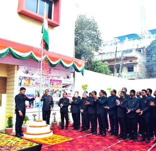 वीरगञ्जस्थित भारतको महावाणिज्य दूतावासले भव्मयताको सथ मनायो  ७७औँ गणतन्त्र दिवस 