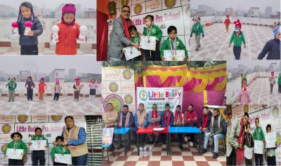 खेल्दै–सिक्दै सिकाइको उत्सवको साथ लिटिल बडी प्री–स्कुलको वार्षिक खेलकुद सप्ताह सम्पन्न