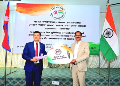 भारत सरकारद्वारा नेपाललाई ३० थान सवारी साधन हस्तान्तरण