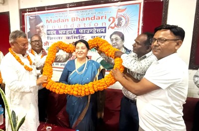 पूर्वराष्ट्रपति भण्डारीको मधेश भ्रमणले राजनीतिक चासो र संवादको अवसर सिर्जना गरेको विश्लेषकहरूको कथन