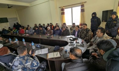 वीरगञ्जमा सद्भाव जोगाउने साझा प्रतिबद्धतासहित जिल्ला प्रशासन कार्यालय पर्सामा सर्वदलीय तथा सर्वपक्षीय बैठक सम्पन्न