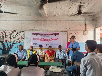 लायन्स क्लबद्वारा वीरगञ्जमा हैजा न्यूनीकरण सचेतना अभियान सम्पन्न