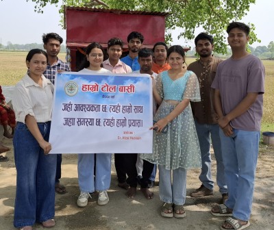 भेडीयाहीमा विपन्न परिवारलाई सहयोग, हाम्रो टोलवासी समितिद्वारा किराना पसल सञ्चालन