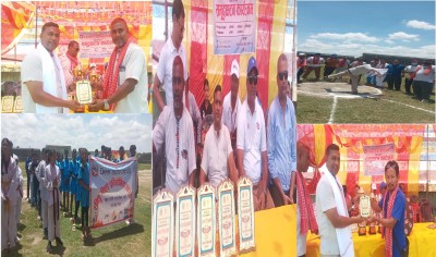 १५ औ जिल्ला स्तरीय राष्ट्रपति रनिङ शिल्ड  प्रतियोगिता नारायणी रंगशाला शुरु,उत्कृष्ट प्रदर्शन गरि पर्सा जिल्लाका नाम उच्चाईमा पुराउन सदस्य सचिव गुप्ताको भनाइ