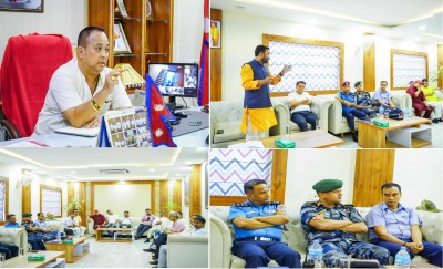 वीरगंजमा खानेपानी समस्याबारे सर्वपक्षीय छलफल: संकटको तत्काल र दीर्घकालीन समाधानका लागि संघीय सरकार प्रतिबद्ध रहेको खानेपानी मन्त्री यादव भनाइ