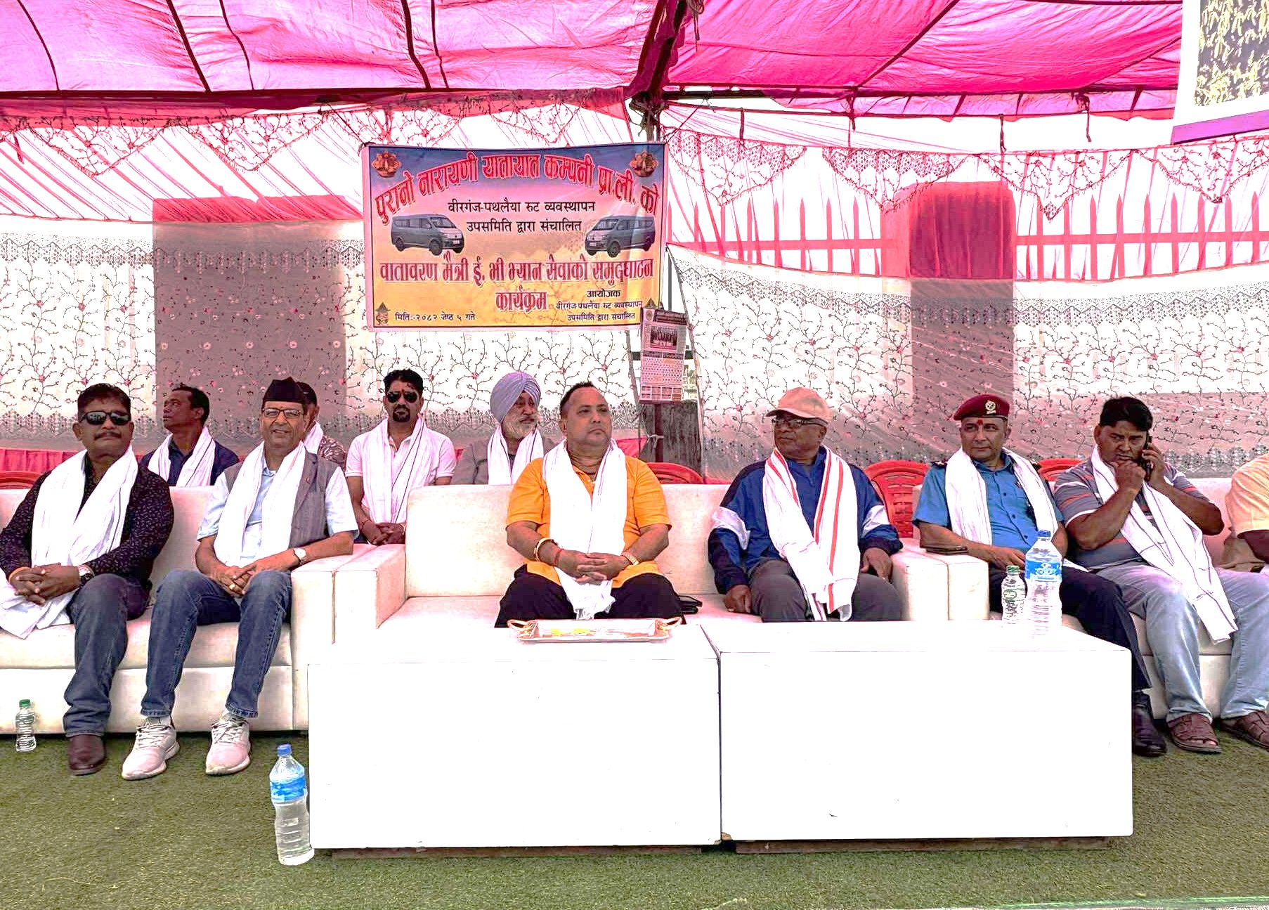 वातावरण मैत्री ईभी भ्यान सेवा बीरगंज पथलैया चल्ने रुटमा सुचारू