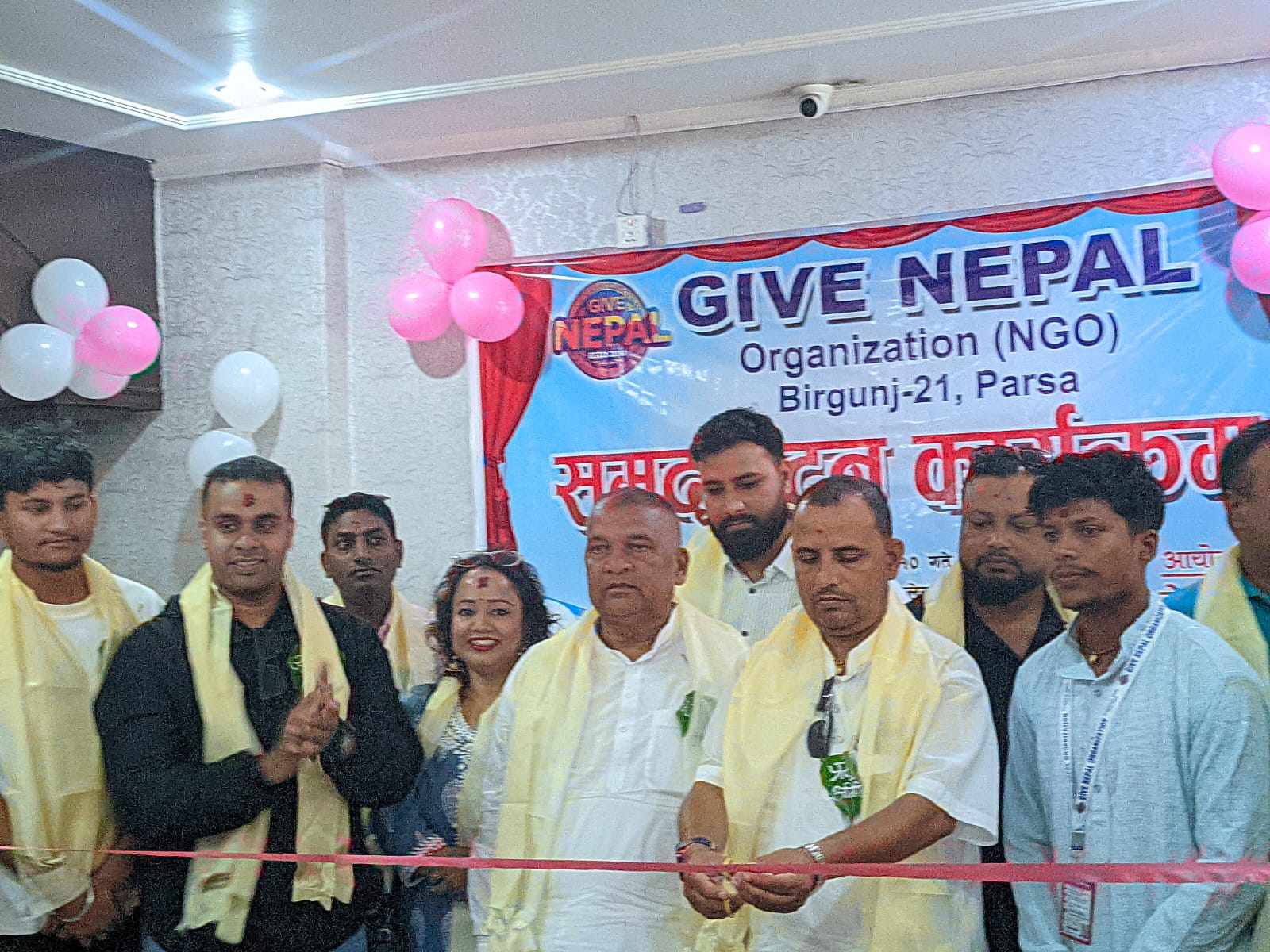 गिभ नेपाल सामाजिक संस्थाको औपचारिक समुद्घाटन सम्पन्न सोच