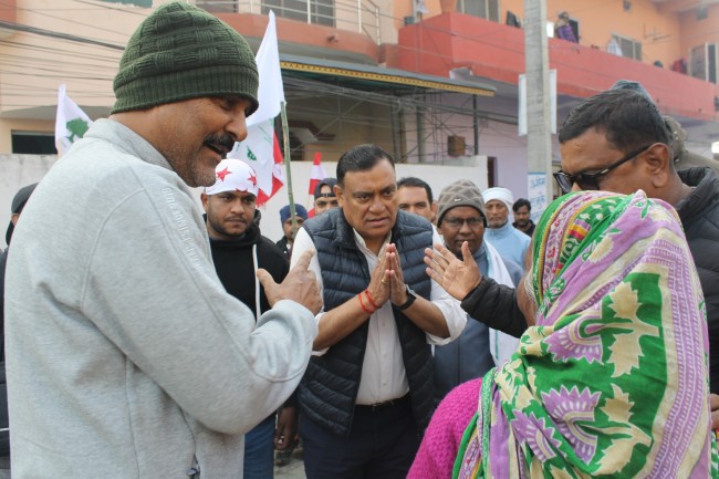 पर्सा–१ का कांग्रेसतर्फ उम्मेदवार अनिल रुङटाको वीरगञ्ज–१५ मा घरदैलो सम्पन्न