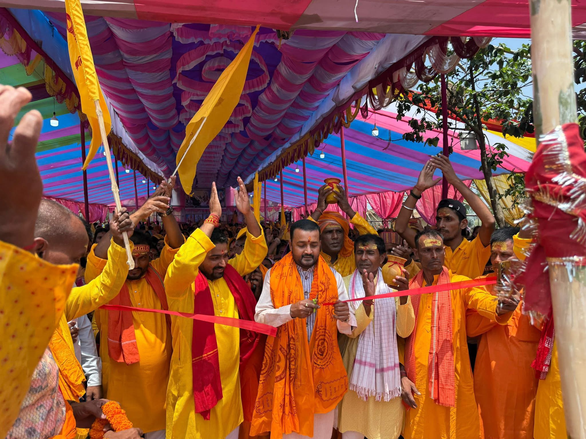 वीरगञ्जमा गायत्री महायज्ञ तथा प्रज्ञा पुराण कथा भव्य रूपमा शुभारम्भ