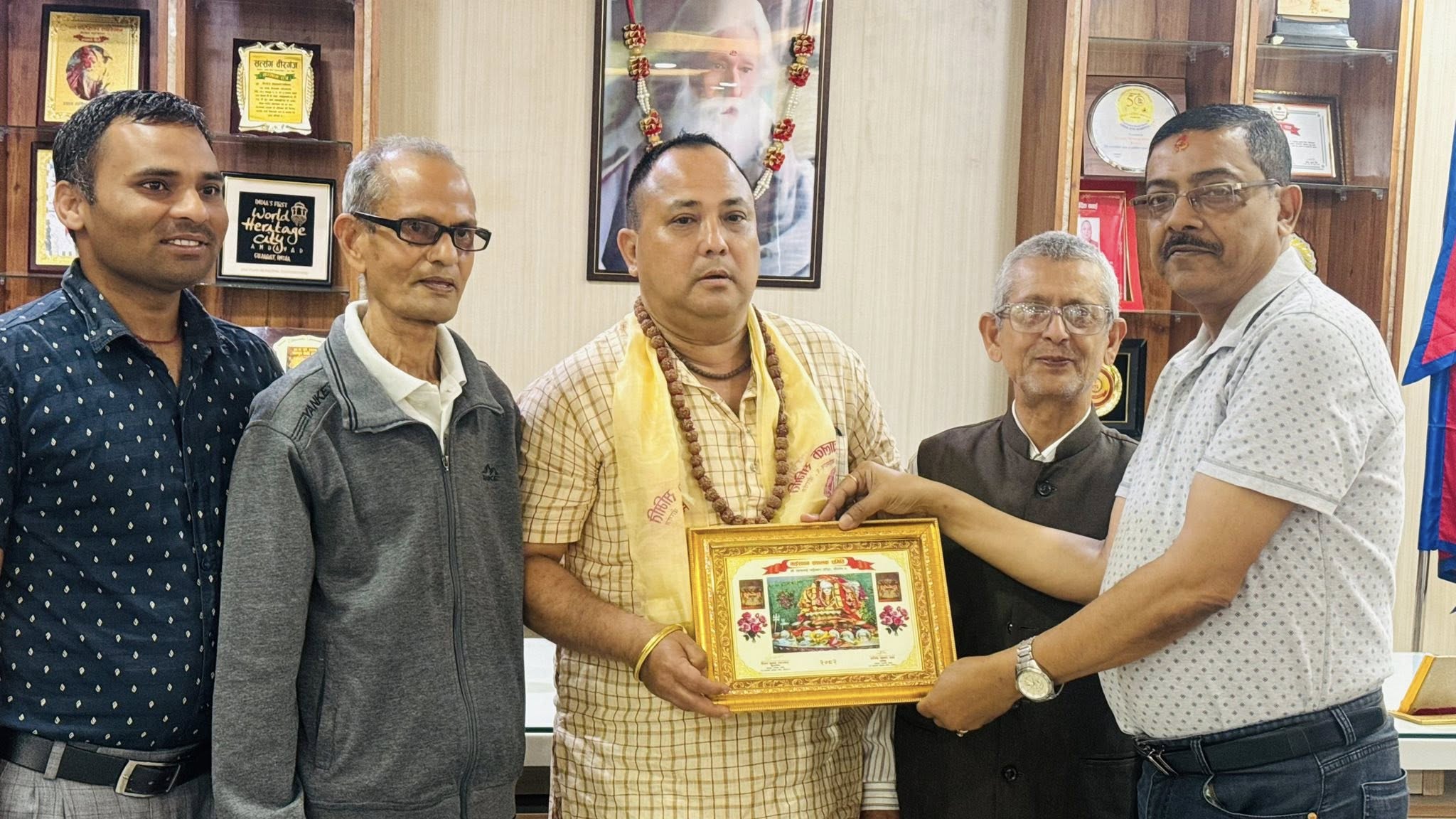 चैत्र १२ मा हुने गहवामाई डोली यात्रामा सहभागी हुन वीरगञ्ज महानगर प्रमुख सिंहलाई निमन्त्रण